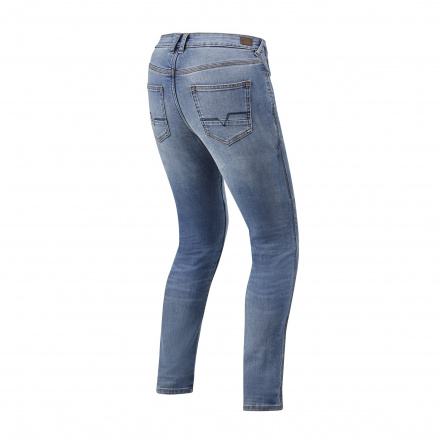 REV'IT! Victoria Ladies SF Motorjeans, Licht Blauw (2 van 2)