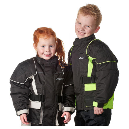 Grand Canyon Kids motorjas, Zwart-Fluor (3 van 3)