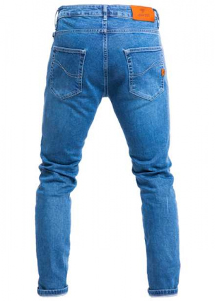 John Doe Pioneer Mono Motorjeans, Licht Blauw (2 van 3)