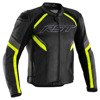 Sabre Airbag Leren Motorjas - Zwart-Fluor