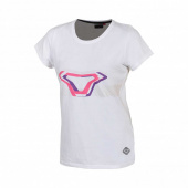 Fragment Dames T-Shirt - Wit-Roze