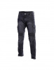 SECA Square Motorjeans, Zwart (Afbeelding 3 van 4)