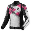 REV'IT! Apex H2O Ladies Motorjas, Zwart-Roze (Afbeelding 1 van 2)