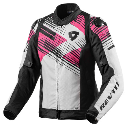 REV'IT! Apex H2O Ladies Motorjas, Zwart-Roze (1 van 2)