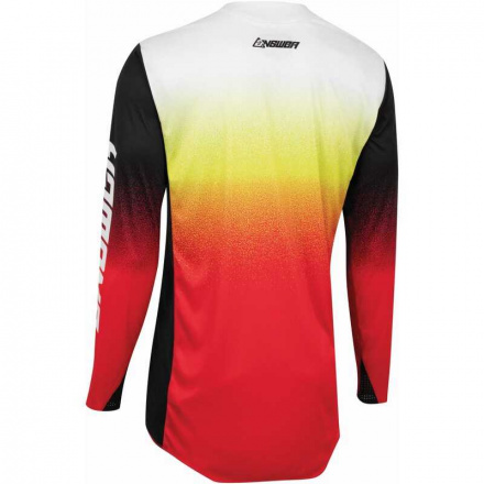 ANSWER A22 Elite Proline Ombre Jersey, Fluor-Geel-Rood (7 van 7)