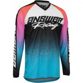 A22 Syncron Prism Jersey - Blauw-Roze