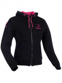 Motorjas Dames HOODIZ 2 - Zwart-Roze