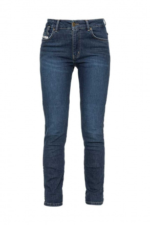 John Doe Jane High Mono Motorjeans, Indigo (1 van 3)