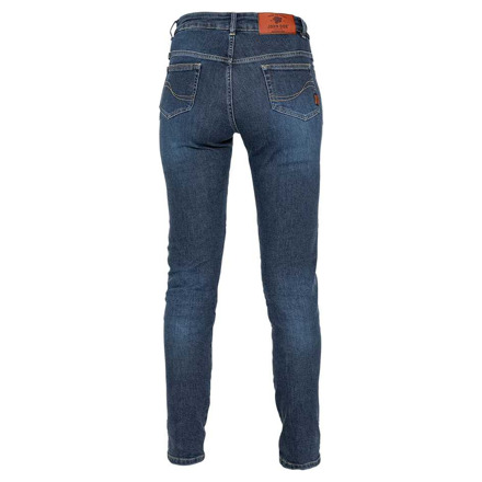 John Doe Jane High Mono Motorjeans, Indigo (2 van 3)