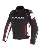 RACING 3 D-DRY JACKET - Zwart-Wit-Rood