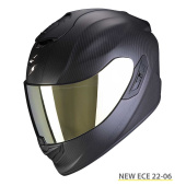 EXO-1400 EVO CARBON AIR SOLID Integraalhelm - Mat Zwart