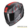 EXO-520 EVO AIR MAHA Integraalhelm - Zwart-Antraciet-Rood