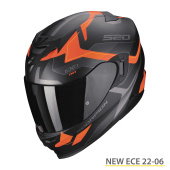 EXO-520 EVO AIR ELAN Integraalhelm - Mat Zwart-Oranje