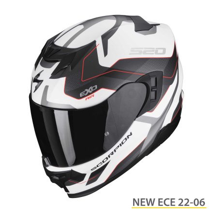 Scorpion EXO-520 EVO AIR ELAN Integraalhelm, Zwart-Wit-Rood (1 van 1)