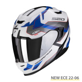 EXO-520 EVO AIR ELAN Integraalhelm - Zwart-Wit-Blauw-Rood