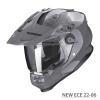 ADF-9000 AIR SOLID Motorhelm - Antraciet