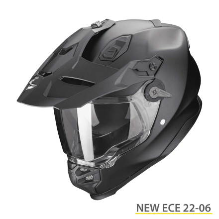 ADF-9000 AIR SOLID Motorhelm - Mat Zwart