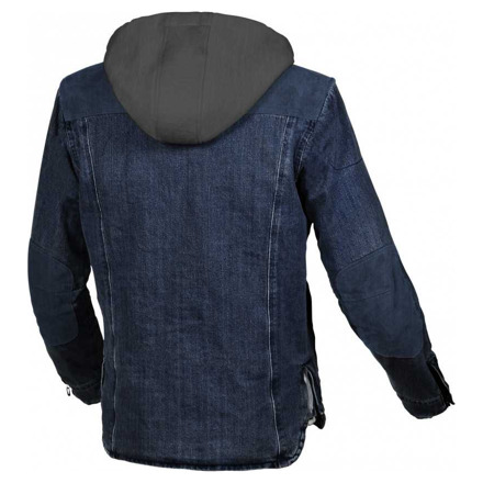 Macna Inland Motorhoodie, Bruin-Blauw (2 van 2)