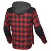 Macna Inland Motorhoodie, Rood-Zwart (Afbeelding 2 van 2)