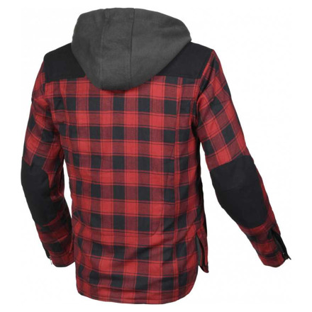 Macna Inland Motorhoodie, Rood-Zwart (2 van 2)