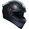 AGV K1 S E2206 Matt Black Integraalhelm, Mat Zwart (Afbeelding 1 van 7)