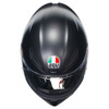 AGV K1 S E2206 Matt Black Integraalhelm, Mat Zwart (Afbeelding 7 van 7)