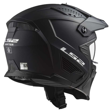 LS2 OF606 Drifter Solid Helm, Zwart (2 van 9)