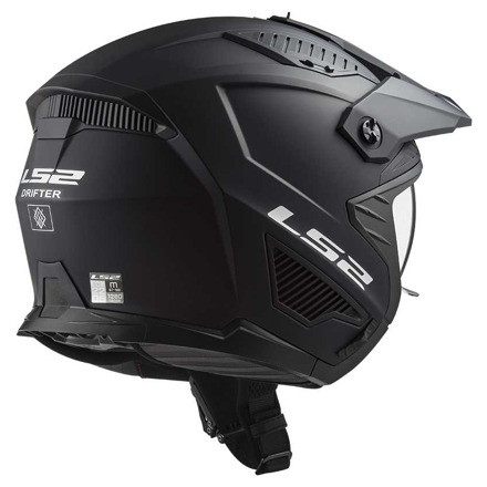 LS2 OF606 Drifter Solid Helm, Zwart (3 van 9)