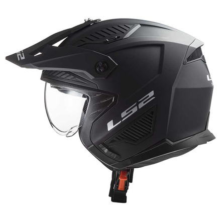 LS2 OF606 Drifter Solid Helm, Zwart (5 van 9)