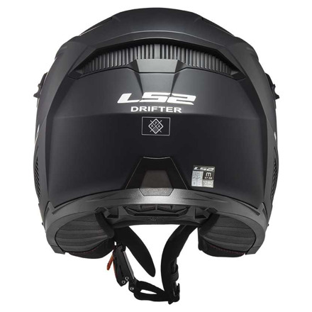 LS2 OF606 Drifter Solid Helm, Zwart (6 van 9)