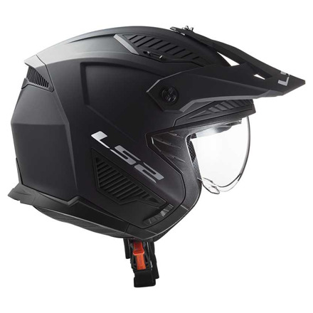 LS2 OF606 Drifter Solid Helm, Zwart (7 van 9)