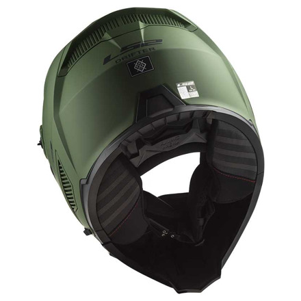 LS2 OF606 Drifter Solid Helm, Groen (4 van 5)