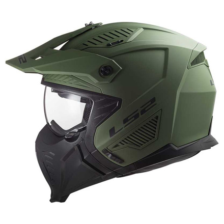 LS2 OF606 Drifter Solid Helm, Groen (5 van 5)