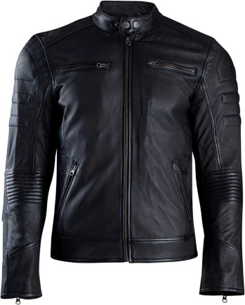 Brad Leather Jacket - Zwart