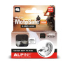 Alpine MotoSafe Tour Motor Oordoppen, Zwart (Afbeelding 1 van 4)