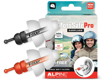 Alpine MotoSafe Pro Motor Oordoppen, Zwart (1 van 4)