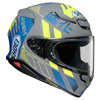 Shoei NXR2 Accolade integraalhelm, Grijs-Blauw-Fluor (Afbeelding 3 van 3)