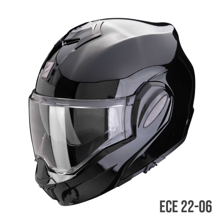 Scorpion EXO-TECH EVO PRO SOLID Systeemhelm, Zwart (1 van 1)