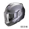 EXO-TECH EVO PRO SOLID Systeemhelm - Grijs