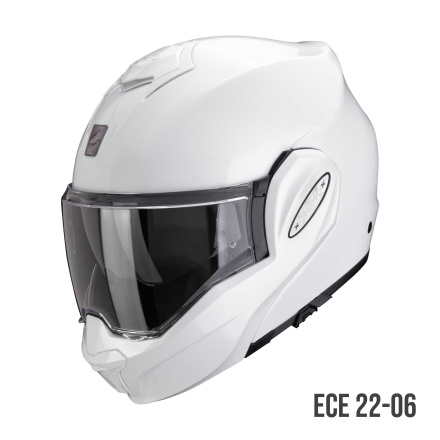 Scorpion EXO-TECH EVO PRO SOLID Systeemhelm, Wit (1 van 1)