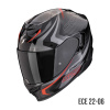 EXO 520 EVO AIR TERRA Integraalhelm - Zwart-Zilver-Rood