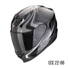 EXO 520 EVO AIR TERRA Integraalhelm - Zwart-Zilver-Wit