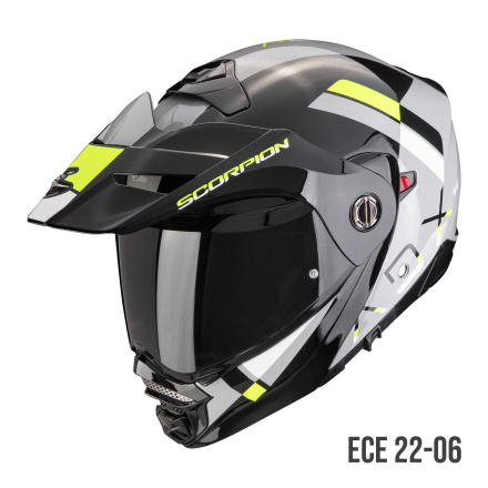 ADX-2 Galane Enduro Helm - Grijs-Zwart-Fluor