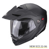 ADX-2 Motorhelm - Mat Zwart