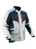 Siberia Motorjas - Grijs-Blauw-Rood