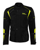 Tommy Motorjas - Zwart-Geel-Fluor