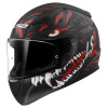 Rapid II Zombie Integraalhelm - Zwart-Rood-Wit