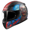 Rapid II Zombie Integraalhelm - Zwart-Rood