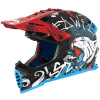 MX437 FAST EVO II MINI CRUSHER MX helm - Zwart