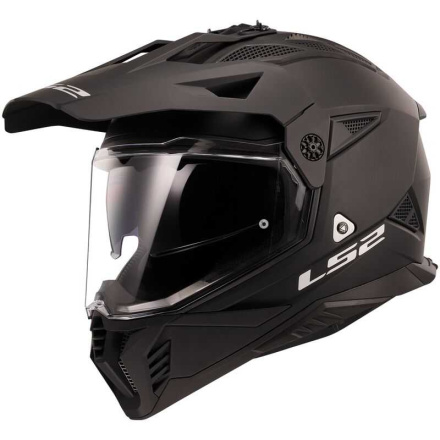 MX702 Pioneer II Solid Helm - Zwart